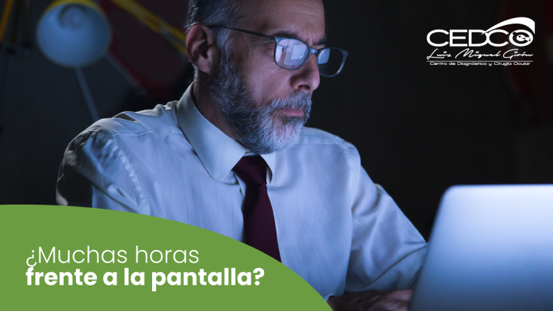 ¿Muchas horas frente a la pantalla? 