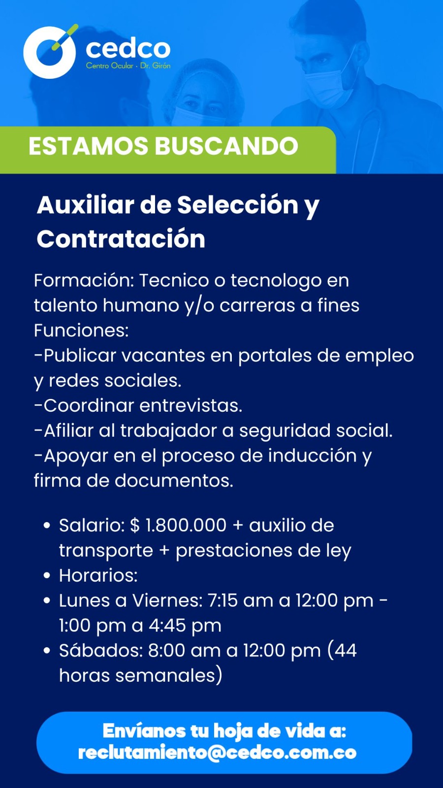 Aux. de Selección y Contratación